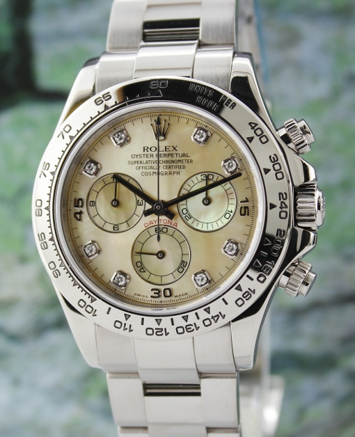 (image for) A ROLEX 18K WHITE GOLD DAYTONA COSMOGRAPH / 116509